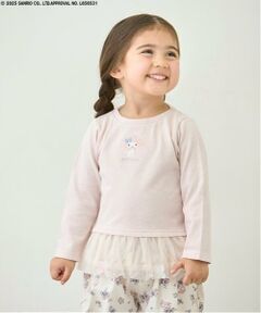 petit main / プティマイン Tシャツ | 【サンリオ】花チュール長袖Ｔ