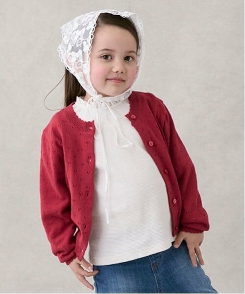petit main / プティマイン カーディガン・ボレロ | 【リンク】針抜きカーディガン(キッズ) | 詳細13