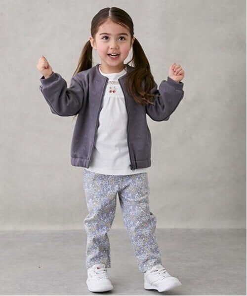 petit main / プティマイン カーディガン・ボレロ | 【リンク/花粉防止】ハートzip羽織り(キッズサイズ) | 詳細2