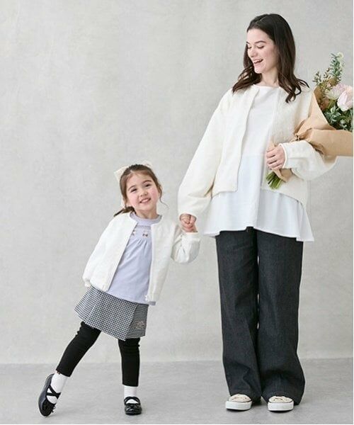 petit main / プティマイン カーディガン・ボレロ | 【リンク/花粉防止】ハートzip羽織り(キッズサイズ) | 詳細5