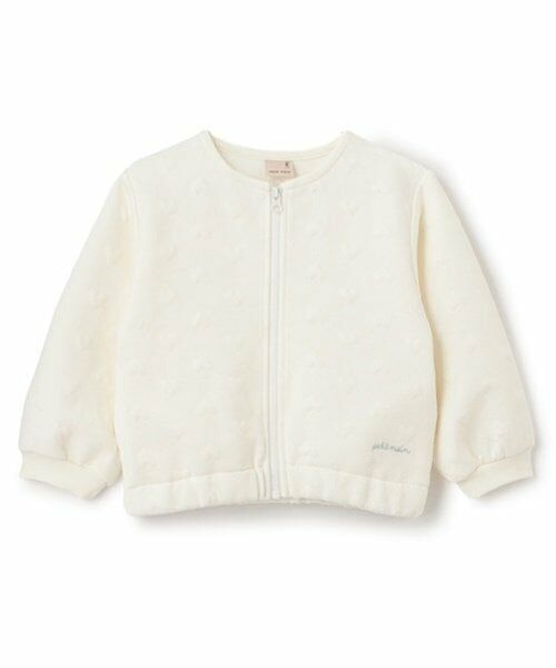 petit main / プティマイン カーディガン・ボレロ | 【リンク/花粉防止】ハートzip羽織り(キッズサイズ) | 詳細6