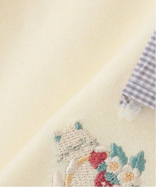 petit main / プティマイン Tシャツ | 【リンク】girlアップリケ長T(キッズ) | 詳細16