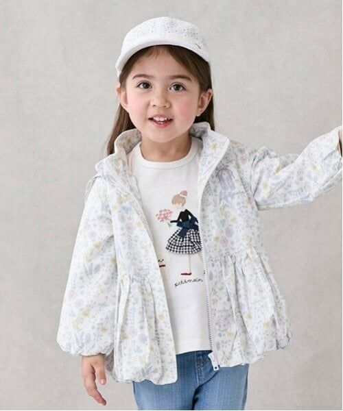 petit main / プティマイン Tシャツ | 【リンク】girlアップリケ長T(キッズ) | 詳細2