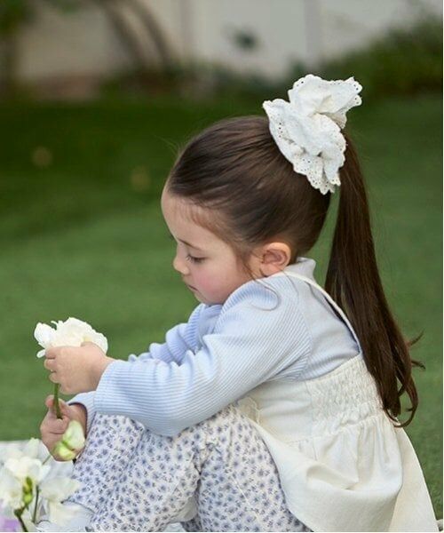 petit main / プティマイン その他トップス | 【リンク】花ビスチェ長Tセット(キッズ) | 詳細1