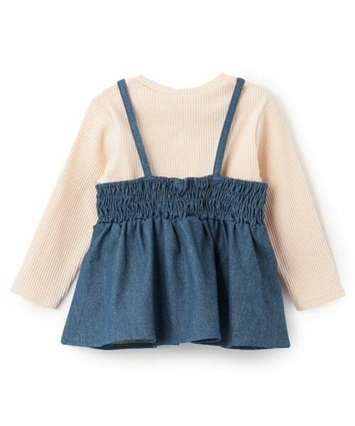 petit main / プティマイン その他トップス | 【リンク】花ビスチェ長Tセット(キッズ) | 詳細13