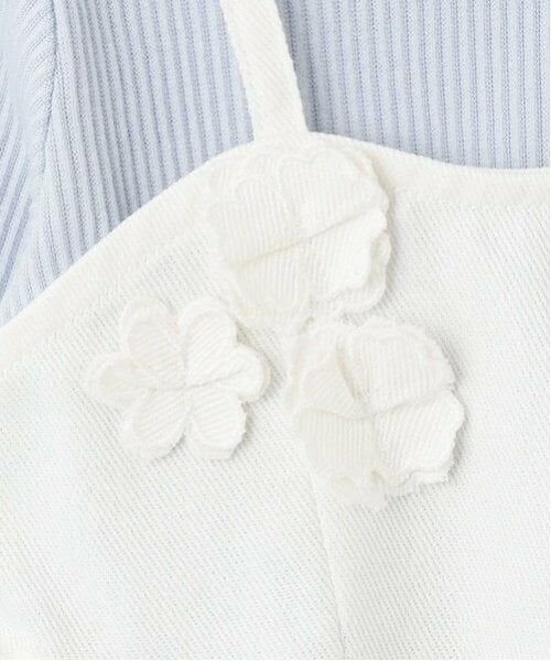 petit main / プティマイン その他トップス | 【リンク】花ビスチェ長Tセット(キッズ) | 詳細16