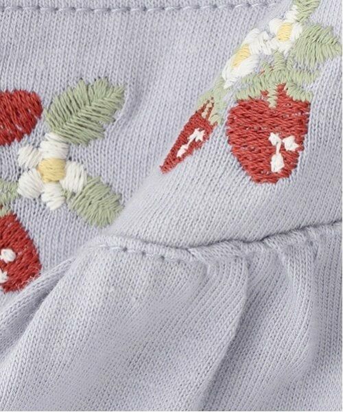 petit main / プティマイン Tシャツ | いちご刺しゅう長袖T | 詳細16