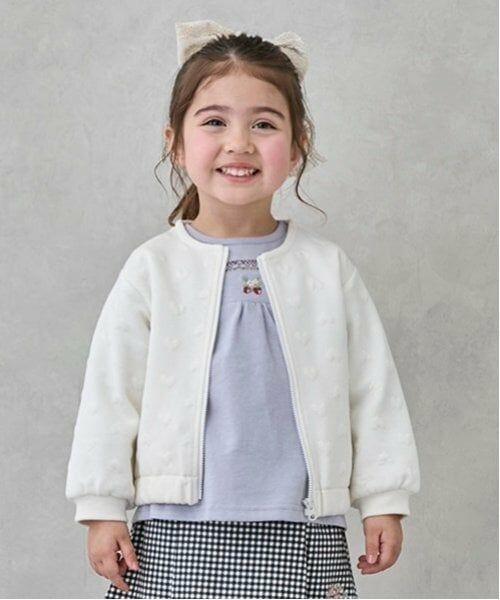 petit main / プティマイン Tシャツ | いちご刺しゅう長袖T | 詳細2