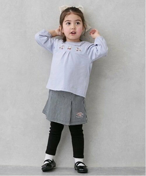 petit main / プティマイン Tシャツ | いちご刺しゅう長袖T | 詳細3