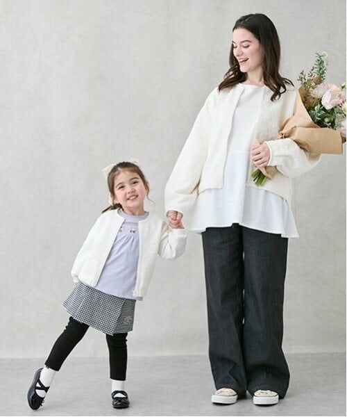 petit main / プティマイン Tシャツ | いちご刺しゅう長袖T | 詳細4