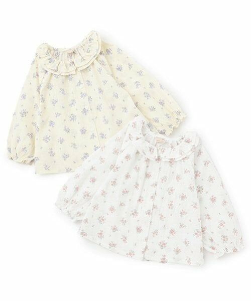 petit main / プティマイン シャツ・ブラウス | 小花柄ブラウス | 詳細12