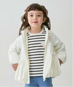 petit main / プティマイン ブルゾン | 【撥水】ペプラムウィンブレ