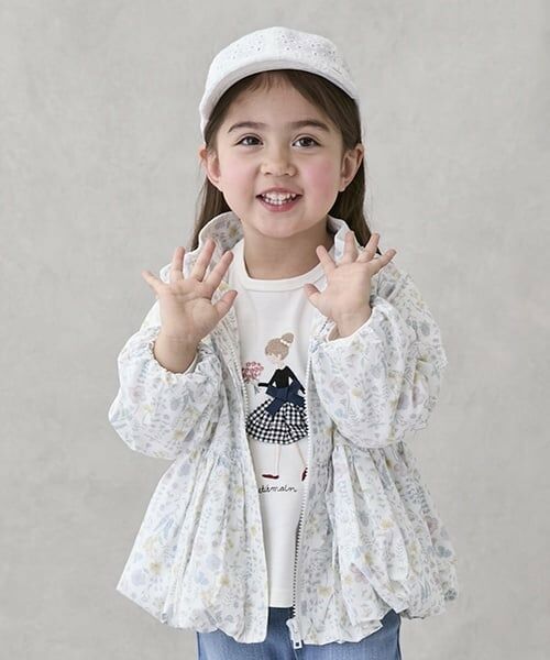 petit main / プティマイン ブルゾン | 【撥水】ペプラムウィンブレ | 詳細13