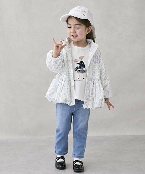 petit main / プティマイン ブルゾン | 【撥水】ペプラムウィンブレ | 詳細14