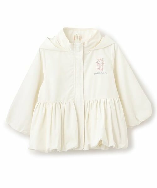 petit main / プティマイン ブルゾン | 【撥水】ペプラムウィンブレ | 詳細16