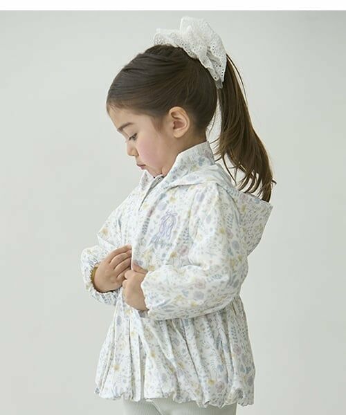 petit main / プティマイン ブルゾン | 【撥水】ペプラムウィンブレ | 詳細2