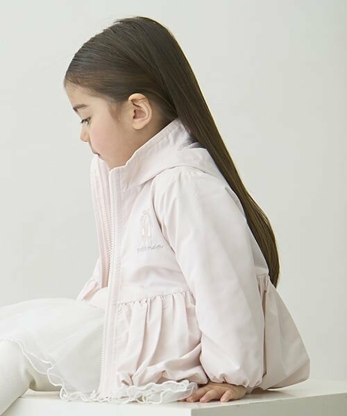 petit main / プティマイン ブルゾン | 【撥水】ペプラムウィンブレ | 詳細4