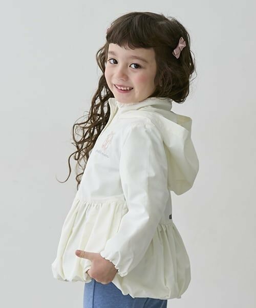 petit main / プティマイン ブルゾン | 【撥水】ペプラムウィンブレ | 詳細7