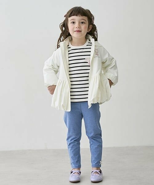 petit main / プティマイン ブルゾン | 【撥水】ペプラムウィンブレ | 詳細9