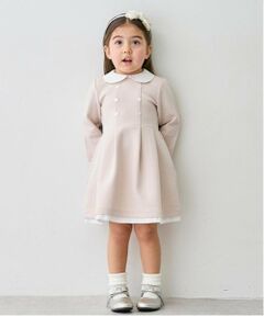 petit main / プティマイン ミニ丈・ひざ丈ワンピース | 【POLO BCS】ポンチワンピース