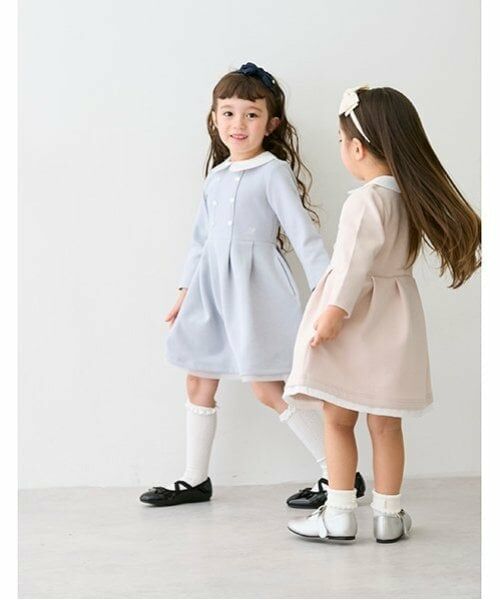 petit main / プティマイン ミニ丈・ひざ丈ワンピース | 【POLO BCS】ポンチワンピース | 詳細2