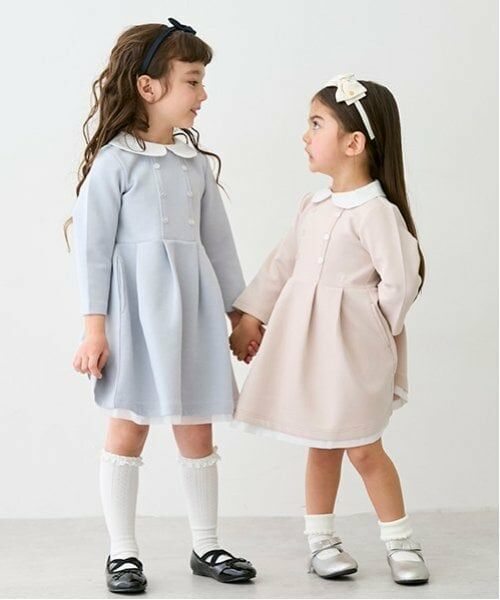 petit main / プティマイン ミニ丈・ひざ丈ワンピース | 【POLO BCS】ポンチワンピース | 詳細3