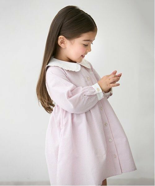 petit main / プティマイン ミニ丈・ひざ丈ワンピース | 【POLO BCS】シャツワンピース | 詳細1