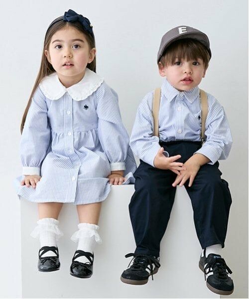 petit main / プティマイン ミニ丈・ひざ丈ワンピース | 【POLO BCS】シャツワンピース | 詳細5