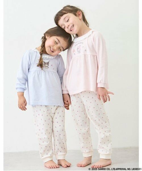 petit main / プティマイン ルームウェア | 【サンリオ】衿フリルパジャマ | 詳細1
