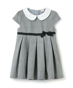 petit main / プティマイン ドレス | オケージョン衿プリーツワンピース