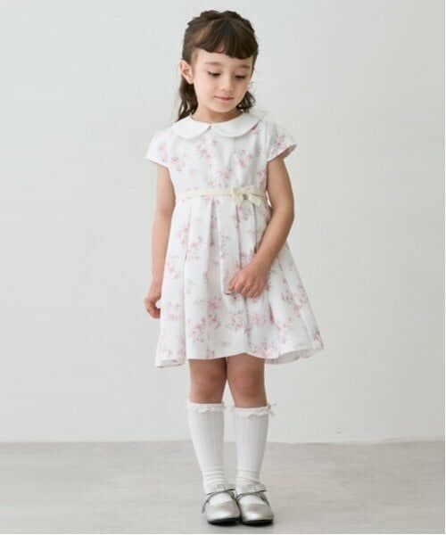 petit main / プティマイン ドレス | オケージョン衿プリーツワンピース | 詳細1