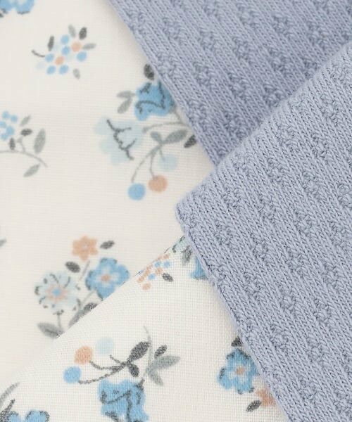 petit main / プティマイン ミニ丈・ひざ丈ワンピース | カット×布帛切り替えワンピース | 詳細13