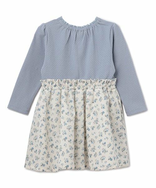 petit main / プティマイン ミニ丈・ひざ丈ワンピース | カット×布帛切り替えワンピース | 詳細5