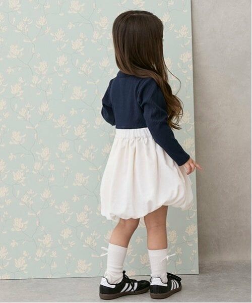 petit main / プティマイン ミニ丈・ひざ丈ワンピース | 【リンク】衿バルーンワンピース(キッズ) | 詳細2