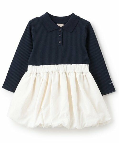 petit main / プティマイン ミニ丈・ひざ丈ワンピース | 【リンク】衿バルーンワンピース(キッズ) | 詳細4