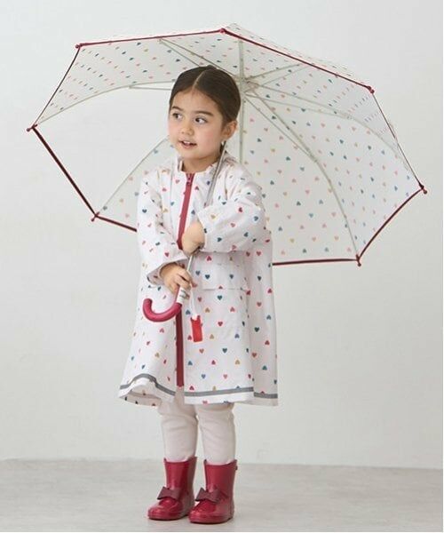 petit main / プティマイン その他アウター | レインコート（ライト ピンク）