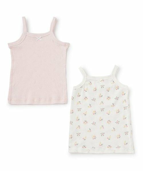 petit main / プティマイン その他インナー・ルームウェア | 【弱酸性】キャミ肌着2P(ライト ピンク)