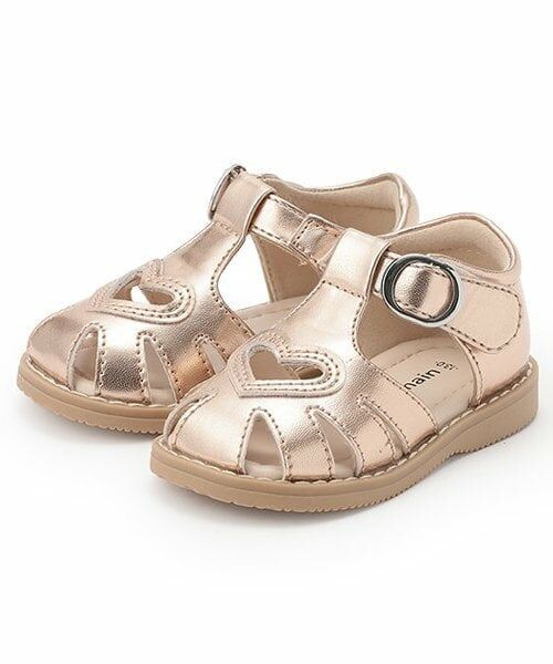 petit main / プティマイン サンダル | ハートサンダル(ピンク)