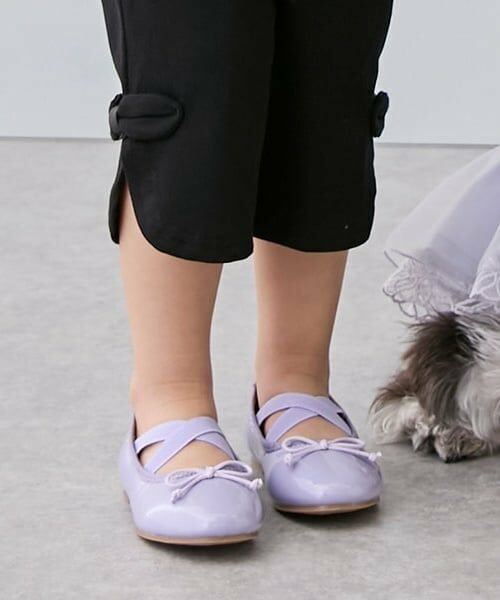 petit main / プティマイン ビジネス・ドレスシューズ | バレエシューズ（ラベンダー）