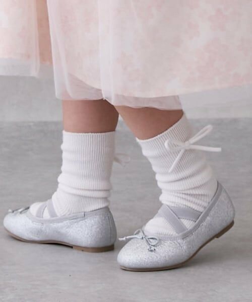 petit main / プティマイン ビジネス・ドレスシューズ | バレエシューズ（シルバー）