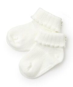 petit main / プティマイン ソックス | パール付きクルーソックス