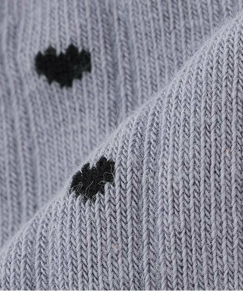 petit main / プティマイン ソックス | ハート・ラインクルーソックス2P | 詳細5