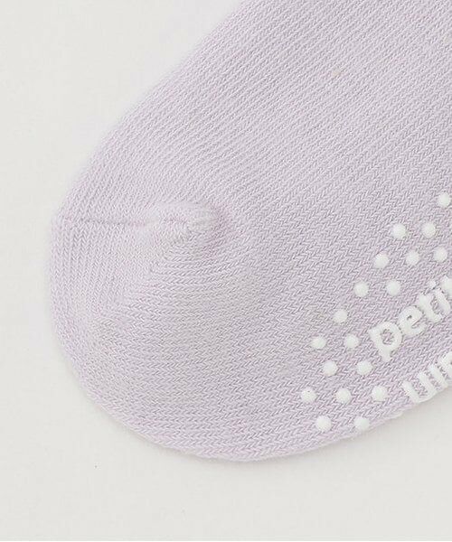 petit main / プティマイン ソックス | 刺しゅう・フロートクルーソックス2P | 詳細4