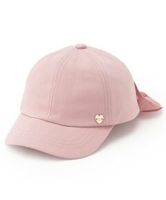 petit main / プティマイン キャップ | 日除けリボン付きキャップ