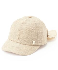 petit main / プティマイン キャップ | 日除けリボン付きキャップ