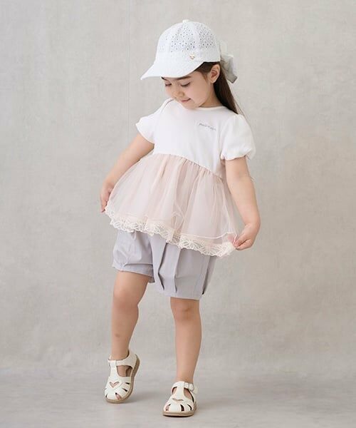 petit main / プティマイン キャップ | 日除けリボン付きキャップ | 詳細11