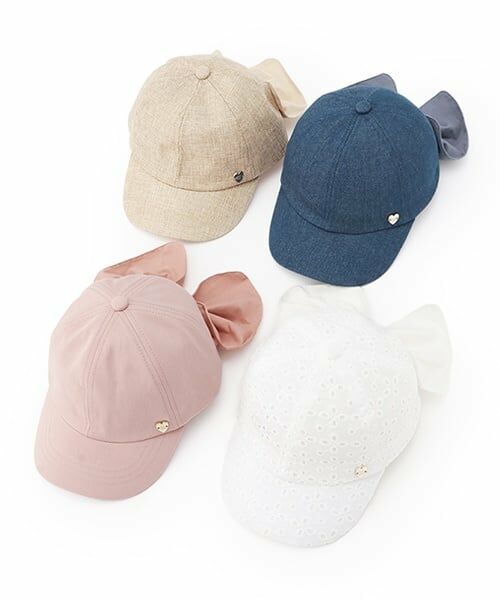 petit main / プティマイン キャップ | 日除けリボン付きキャップ | 詳細29
