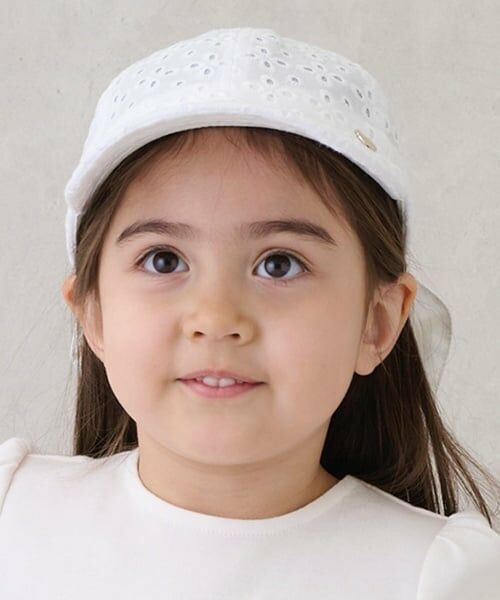 petit main / プティマイン キャップ | 日除けリボン付きキャップ | 詳細9
