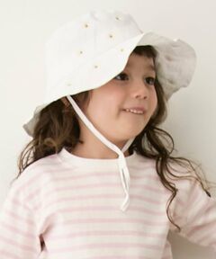 petit main / プティマイン ハット | 【遮熱】刺しゅうバケットハット