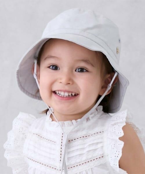 petit main / プティマイン ハット | 【遮熱】日除けつきスカラップハット | 詳細1